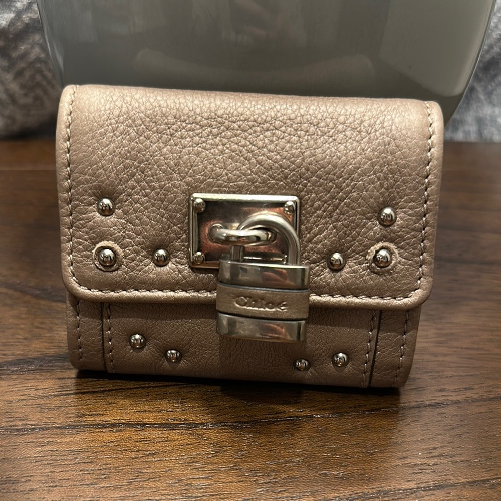 Chloe Paddington Padlock Mini Wallet Coin Case Limited Edition